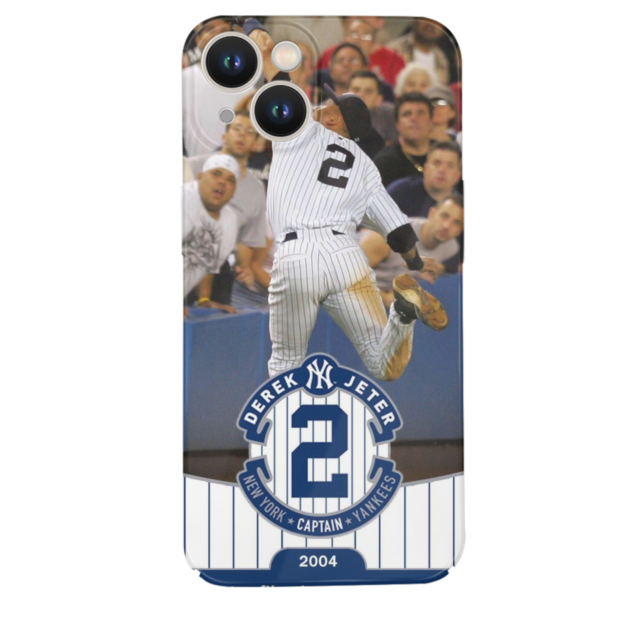 Derek Jeter 94 IPhone 14 Series Full-Cover Hard Case – Shockproof With Raised Camera Protection – Precise Cutouts, Wireless Charging Compatible – Durable, Anti-Yellowing, Easy To Clean